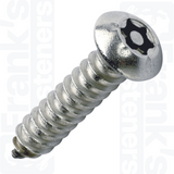 #8 x 1" Button Head 6-Lobe Pin Self Tapper - Stainless Steel (A2) (Box of 100)