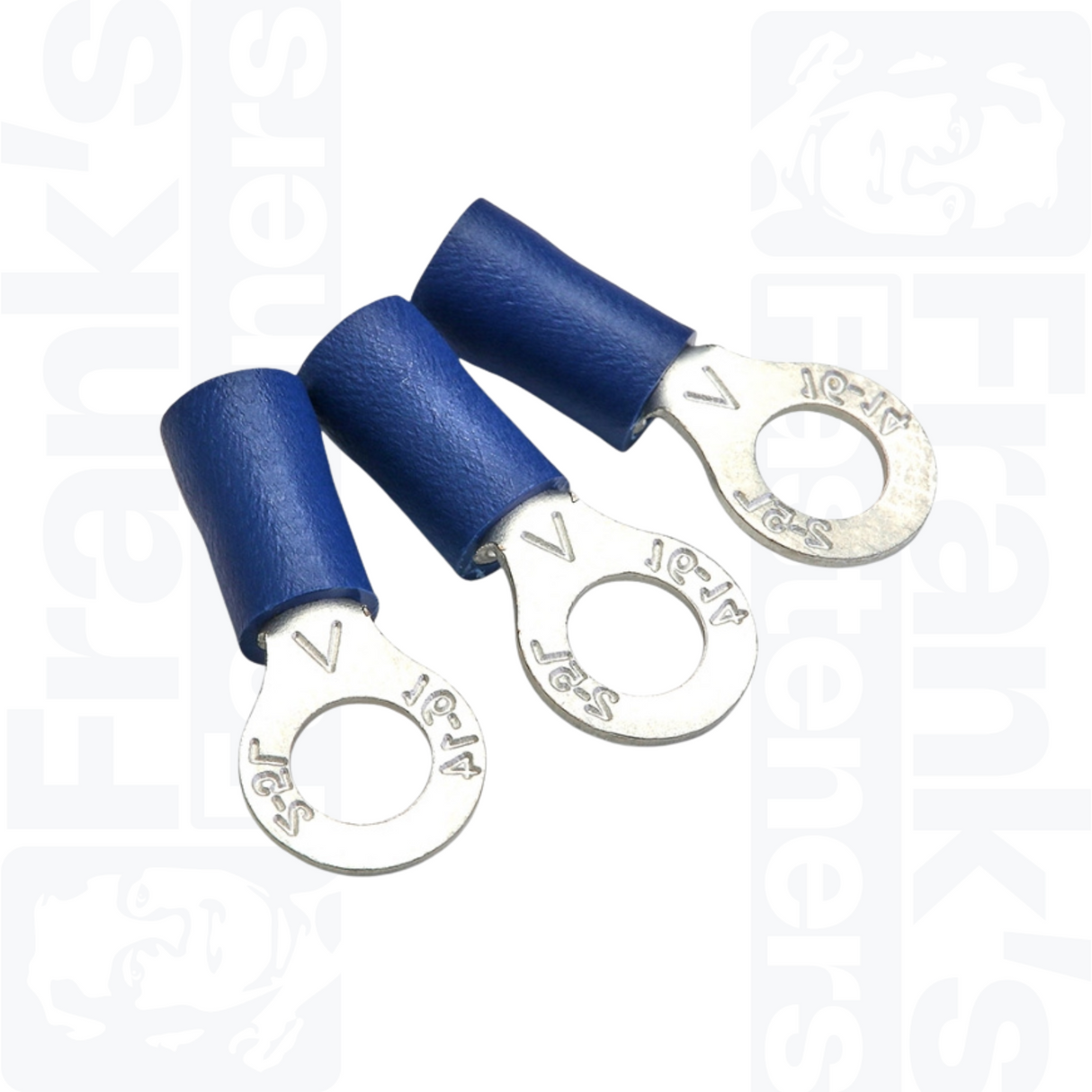 3.7mm Blue Pre-Insulated Ring Terminals