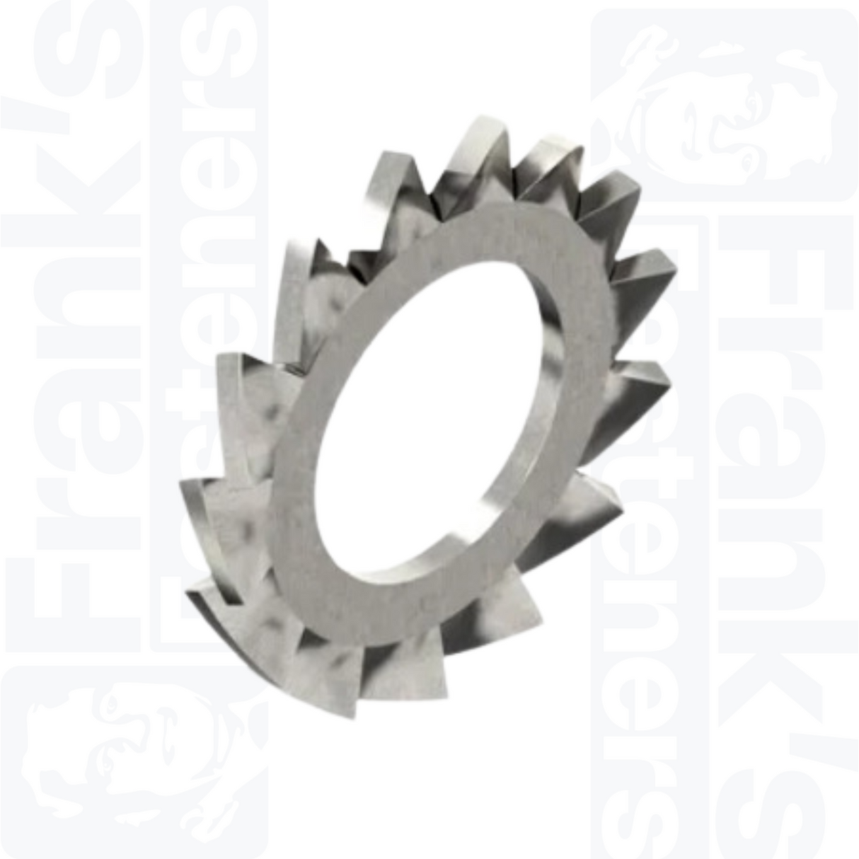 M6 Serrated Lock Washer with External Teeth (DIN 6798 A) - Stainless Steel (A2)