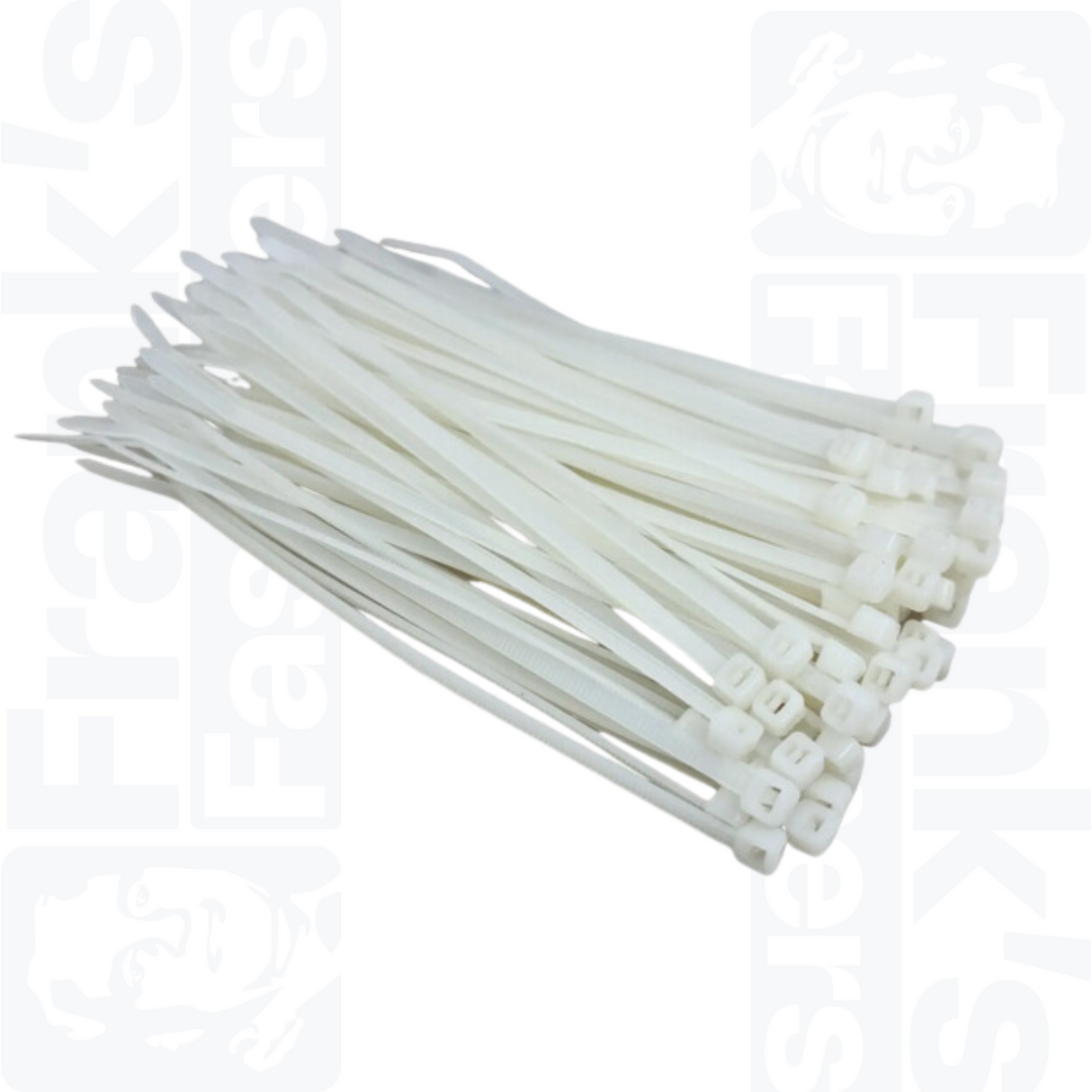 200mm x 3.6mm Natural Cable Ties (Pack of 100)