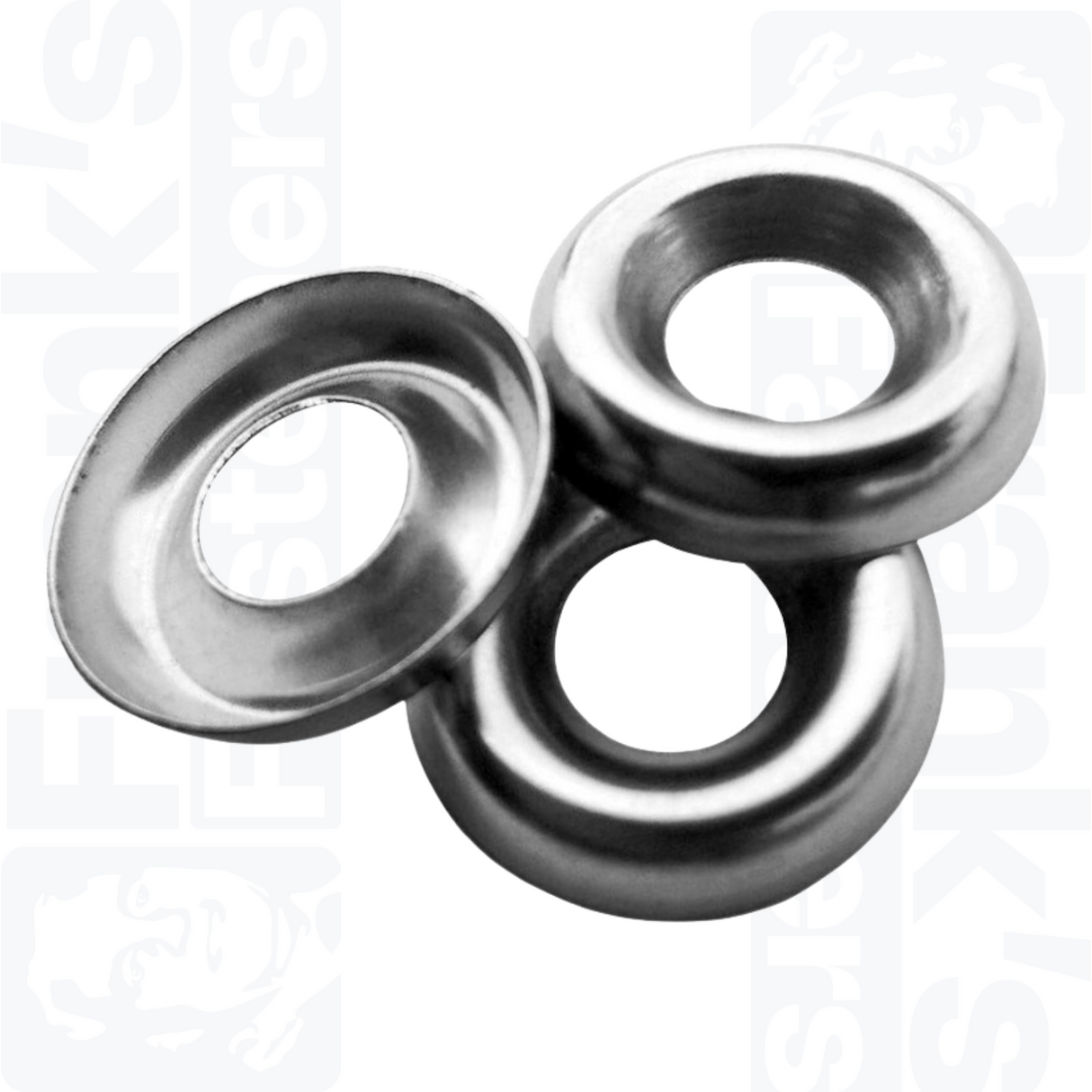 M4 Cup Washers - Stainless Steel (A2)