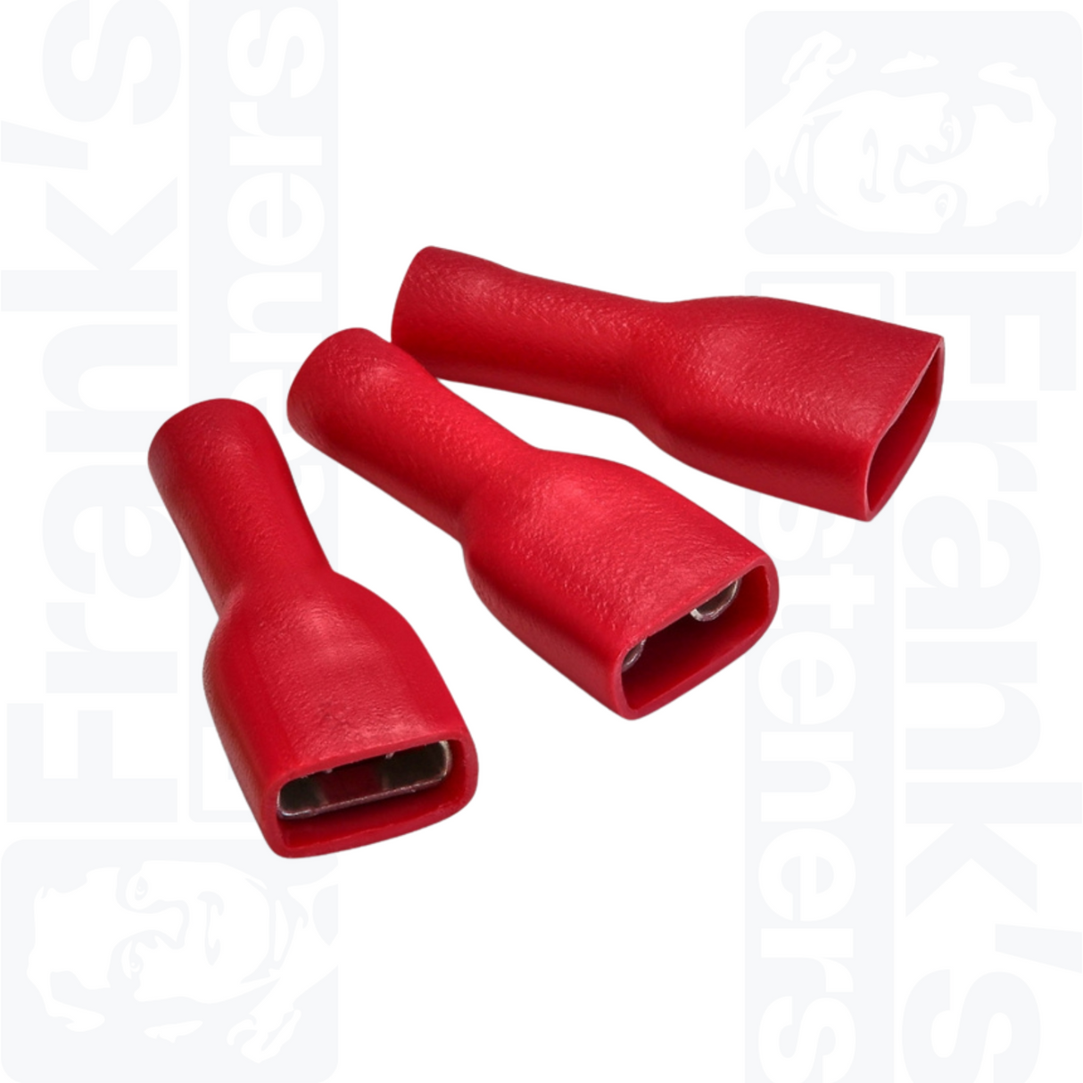 2.8 x 0.5mm Red Fully Insulated Female Push-On Terminal