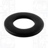 M3 Form A Flat Washers (DIN 125) - Black Stainless Steel (A2)