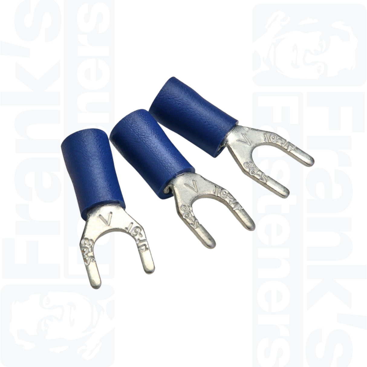 3.2mm Blue Pre-Insulated Fork Terminals