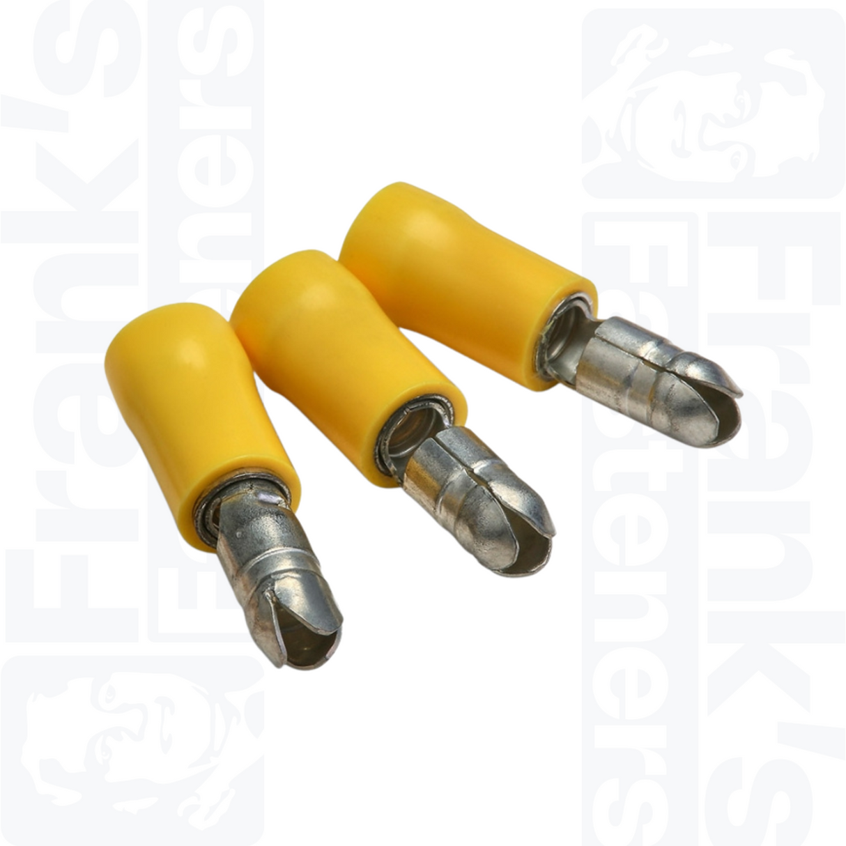 5mm Yellow Pre-Insulated Male Bullet Terminals