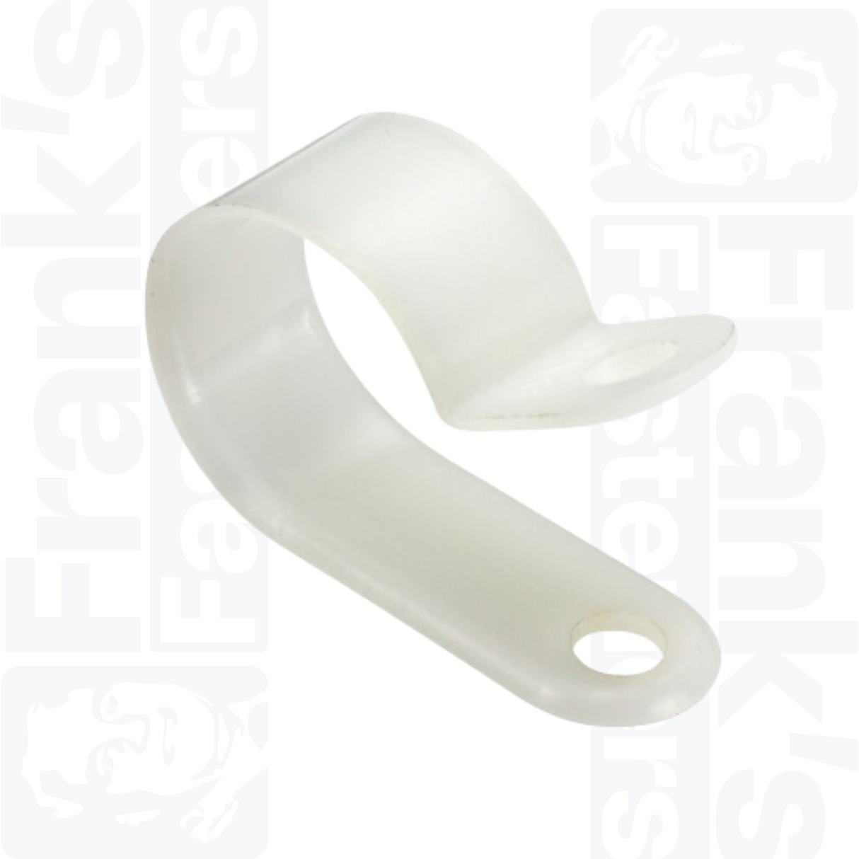 12mm (1/2") Natural Nylon P-Clips