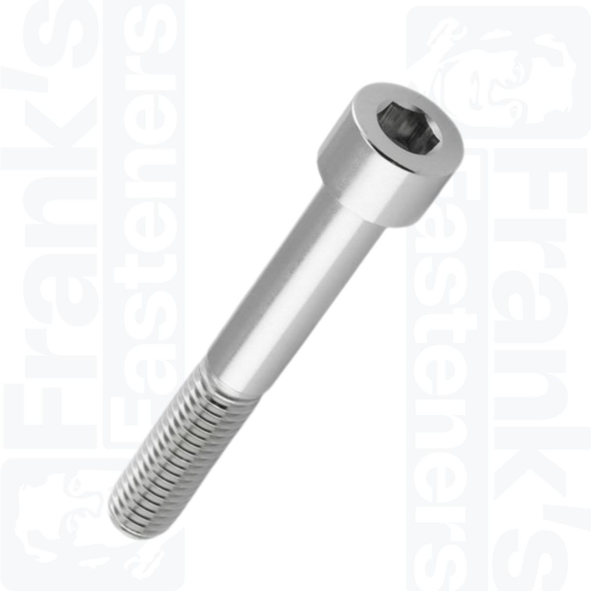 M6 x 50mm Socket Cap Head Screws (DIN 912) - Aluminium (Anodised Silver)