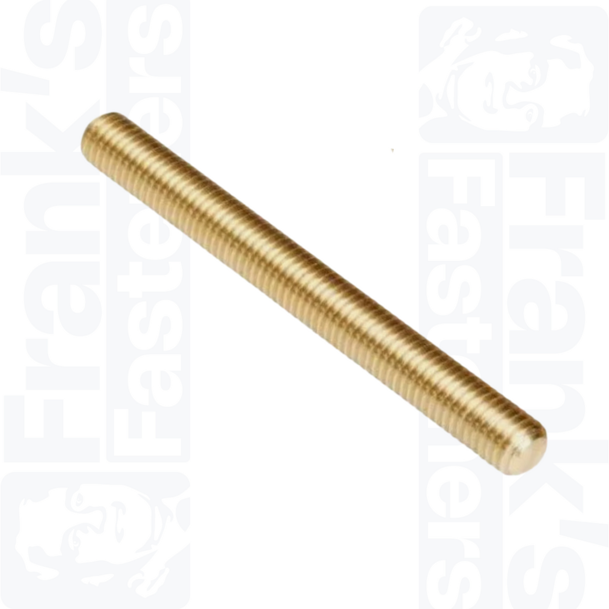 M5 x 100mm Threaded Bar - Brass