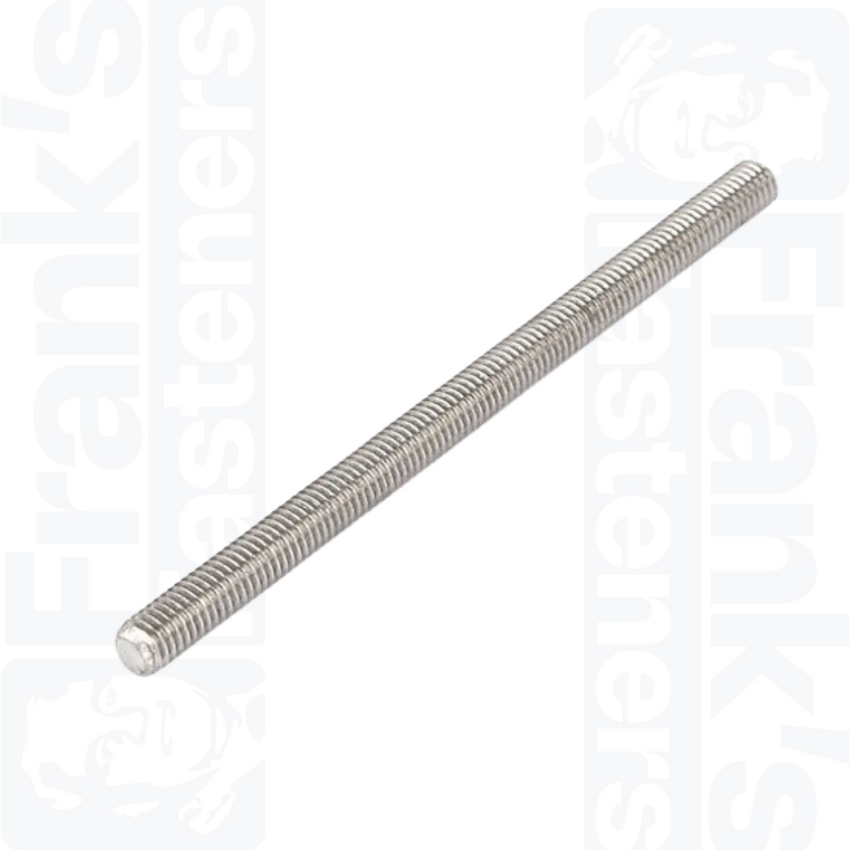 M8 x 300mm Threaded Bar - Zinc Plated Steel