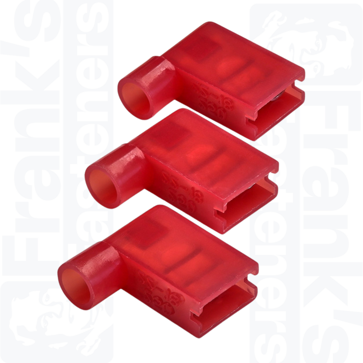 Red Nylon Insulated Flag Terminal