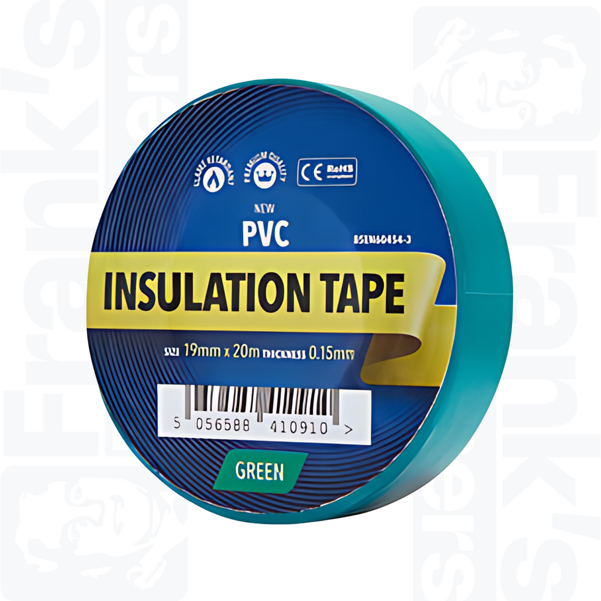 Green PVC Insulation Tape - 20m x 19mm