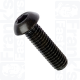 M4 x 35mm Socket Button Screws (ISO 7380) - Self Colour High Tensile Steel (10.9)