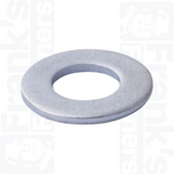 M4 Form A Flat Washers (DIN 125) - Zinc Plated Steel