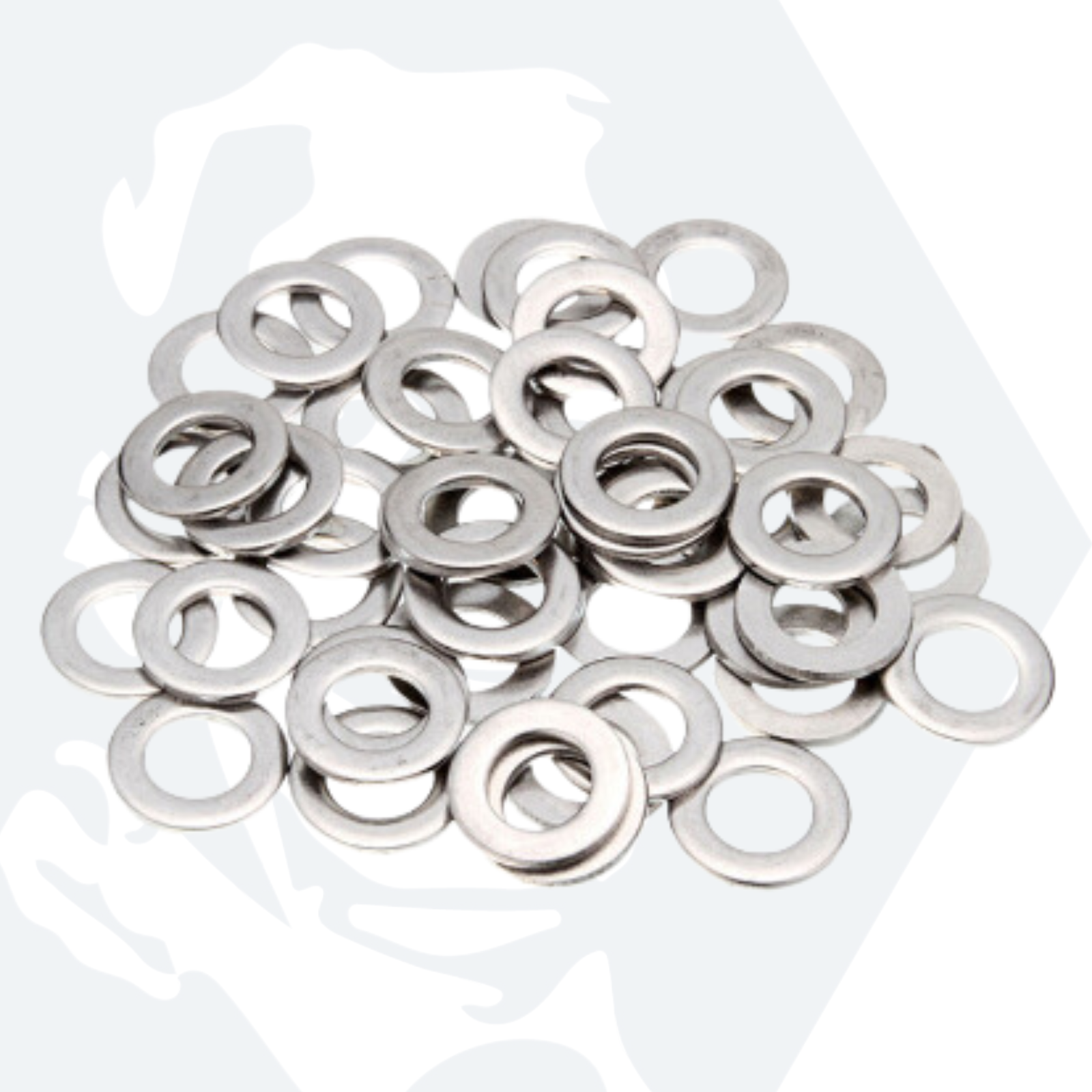 M1.6 Form A Flat Washers (DIN 125) - Stainless Steel (A2)