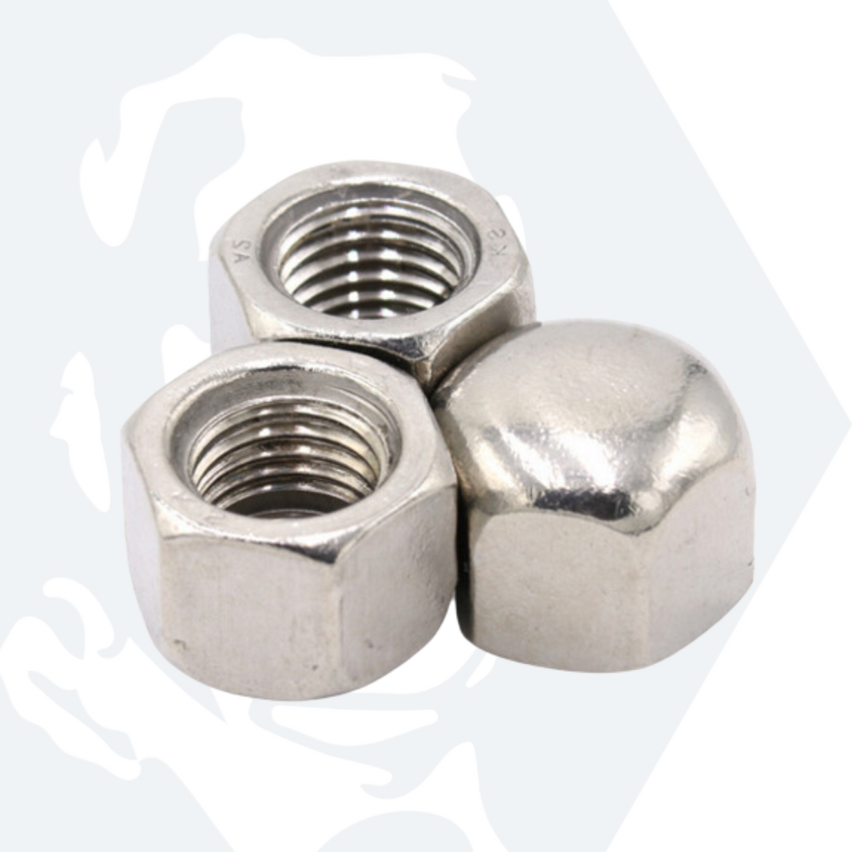 M10 Cap Nuts (DIN 917) - Stainless Steel (A4)