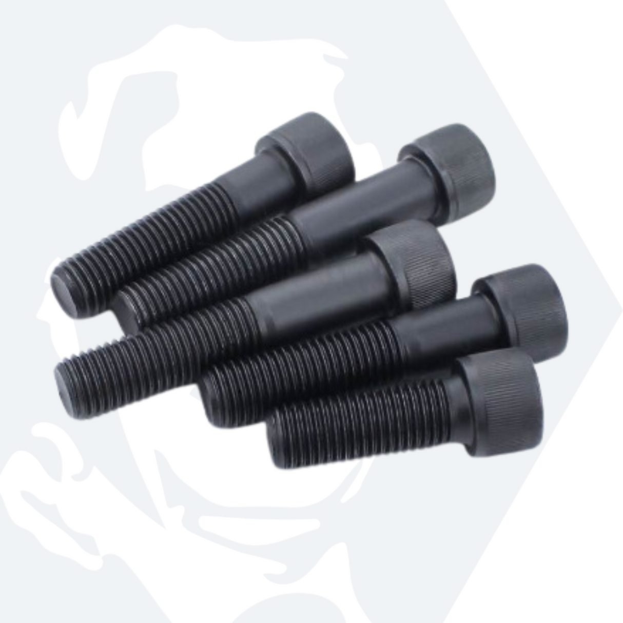 M4 Socket Cap Head Screws (DIN 912) - Black Stainless Steel (A2)