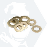 M3 Form A Flat Washers (DIN 125) - Brass Nickel Plated