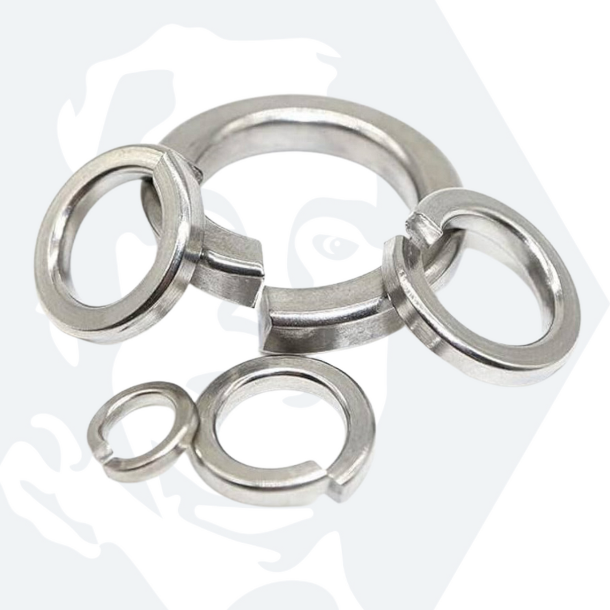 M6 Spring Washers (DIN 127B) - Stainless Steel (A2)