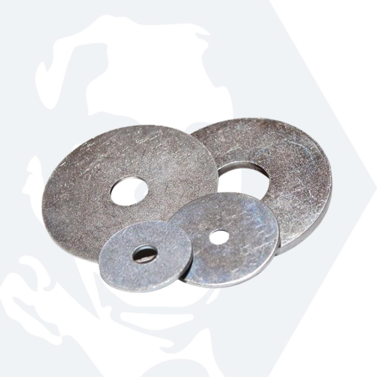 M5 x 15mm Penny Washers - Zinc Plated Steel