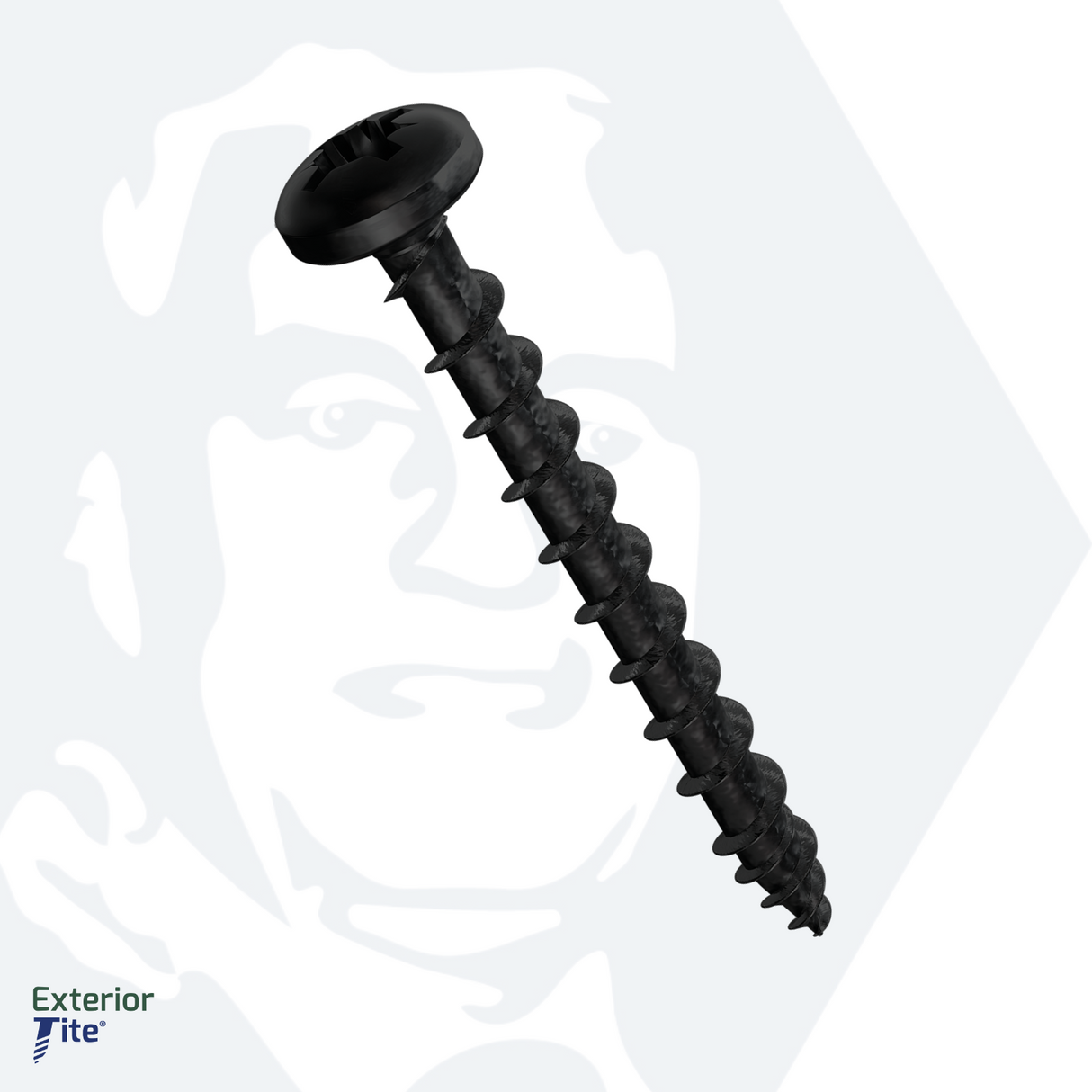 EXTERIOR-TITE® 4.0 x 40mm Pz Pan Screw - Black (Box of 200)