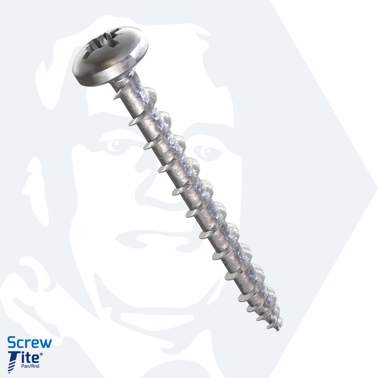 SCREW-TITE® PAN 4.0 x 16mm Pz Screw - Zinc (Box of 200)