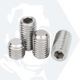 M2.5 Flat Point Set / Grub Screws (DIN 913) - Stainless Steel (A2)