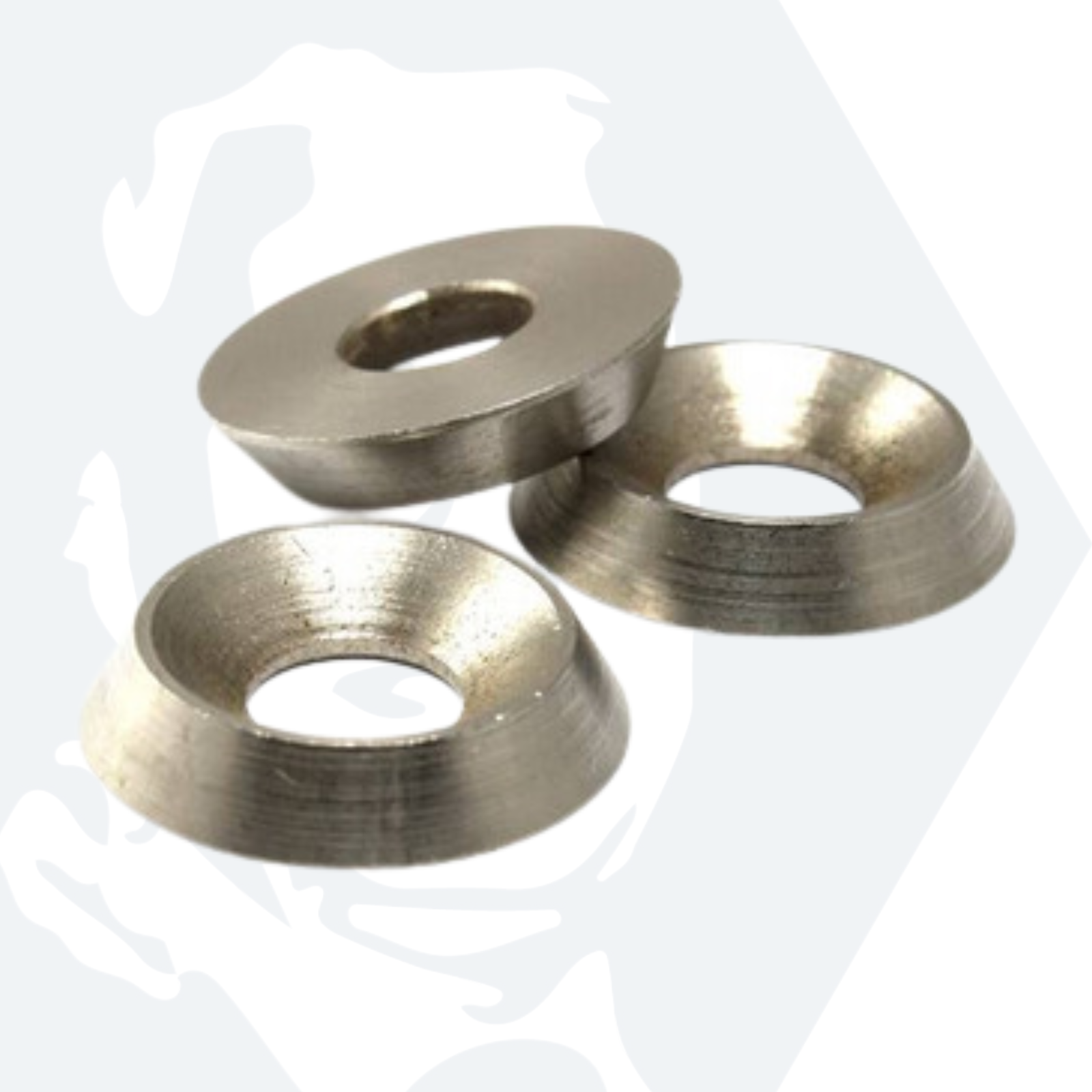 M5 Solid Machine Turned Cup Washers - Stainless Steel (A2)