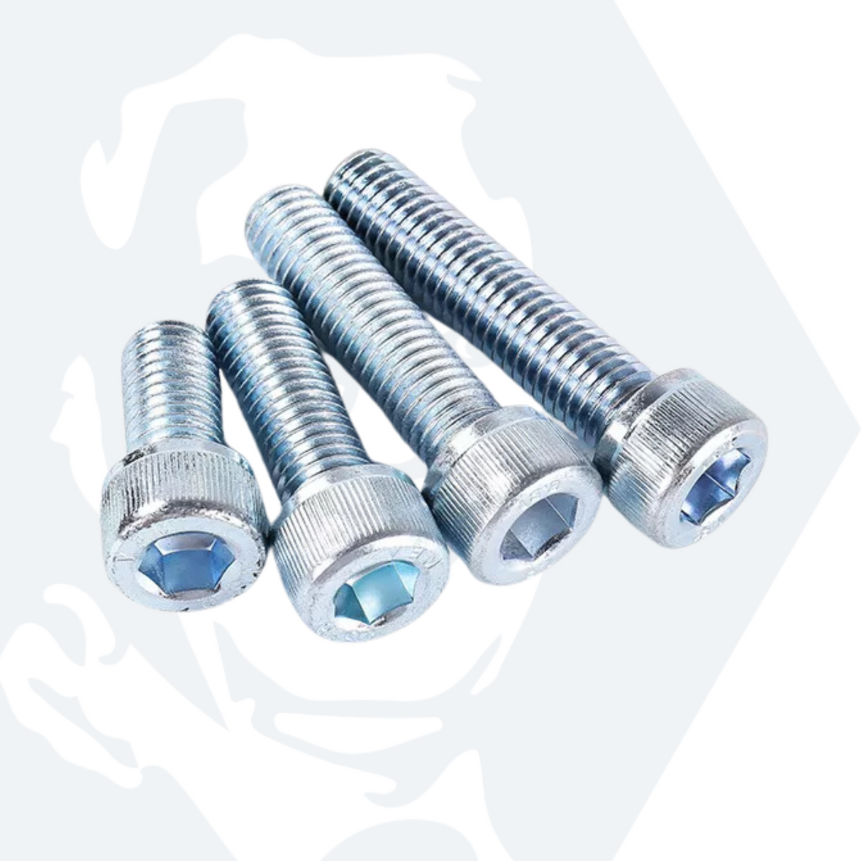 #10 UNF Socket Cap Head Screws - Zinc Plated Steel