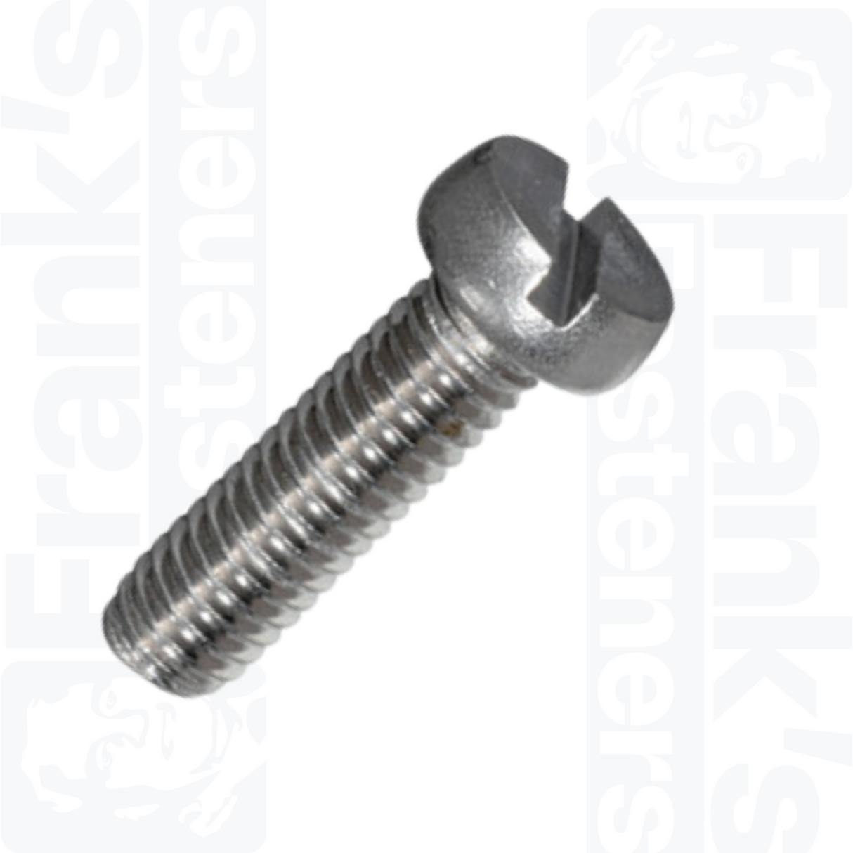 M4 x 20mm Slotted Cheese Head Screws (DIN 84) - Stainless Steel (A2)