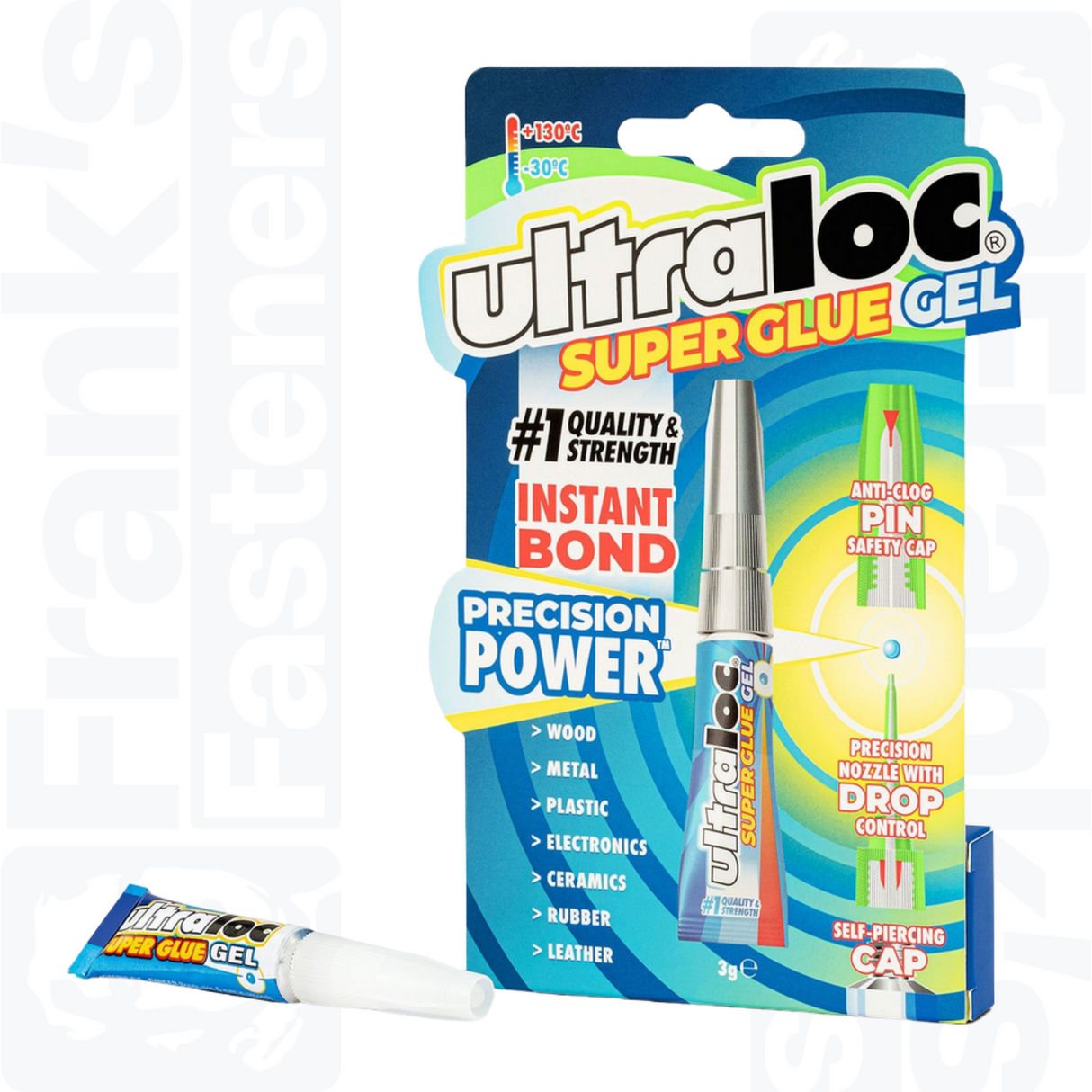 Ultraloc Precision Instant Bond Super Glue Gel - 3g