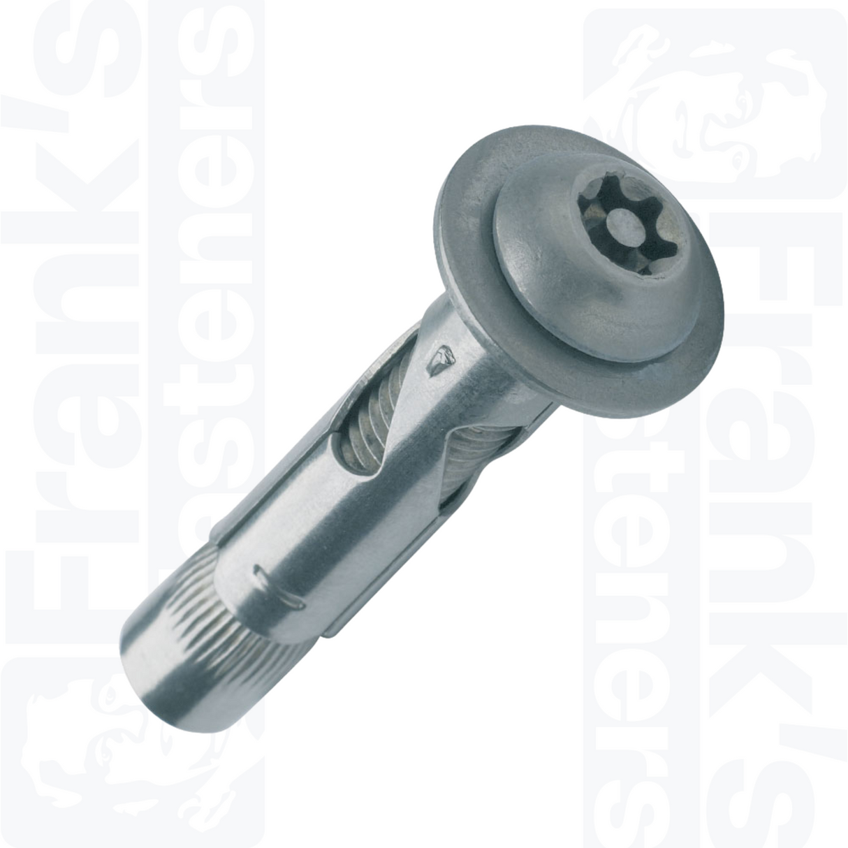 M10 x 80mm Button 6-Lobe Pin Sleeve Anchor - Stainless Steel (A2) (Pack of 50)