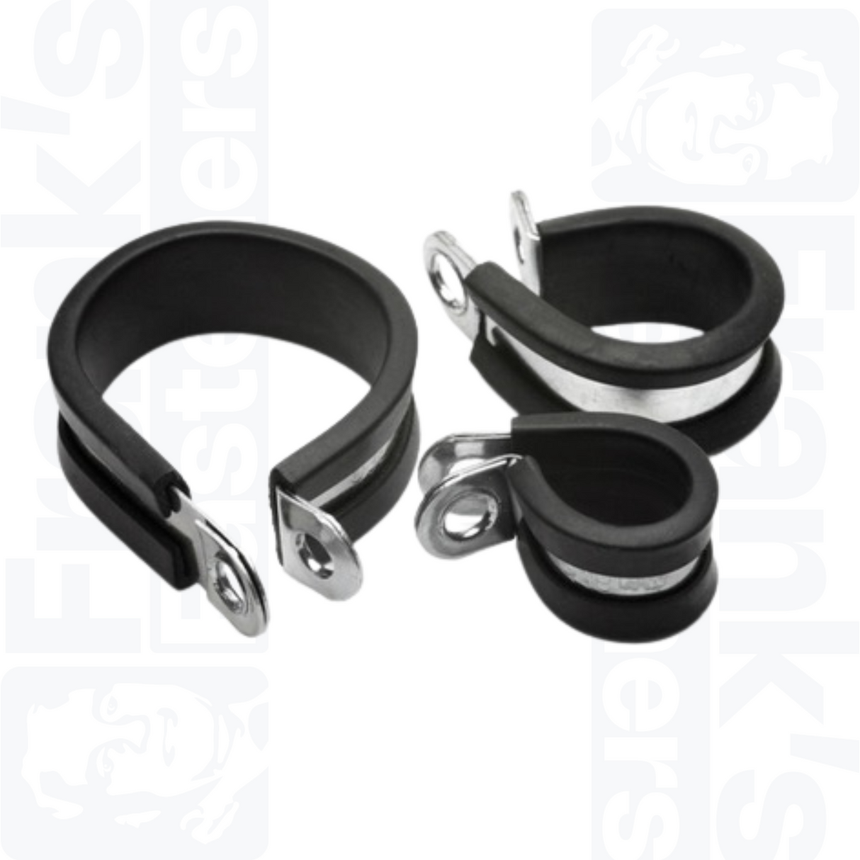 35mm Rubber-Lined Metal P-Clips