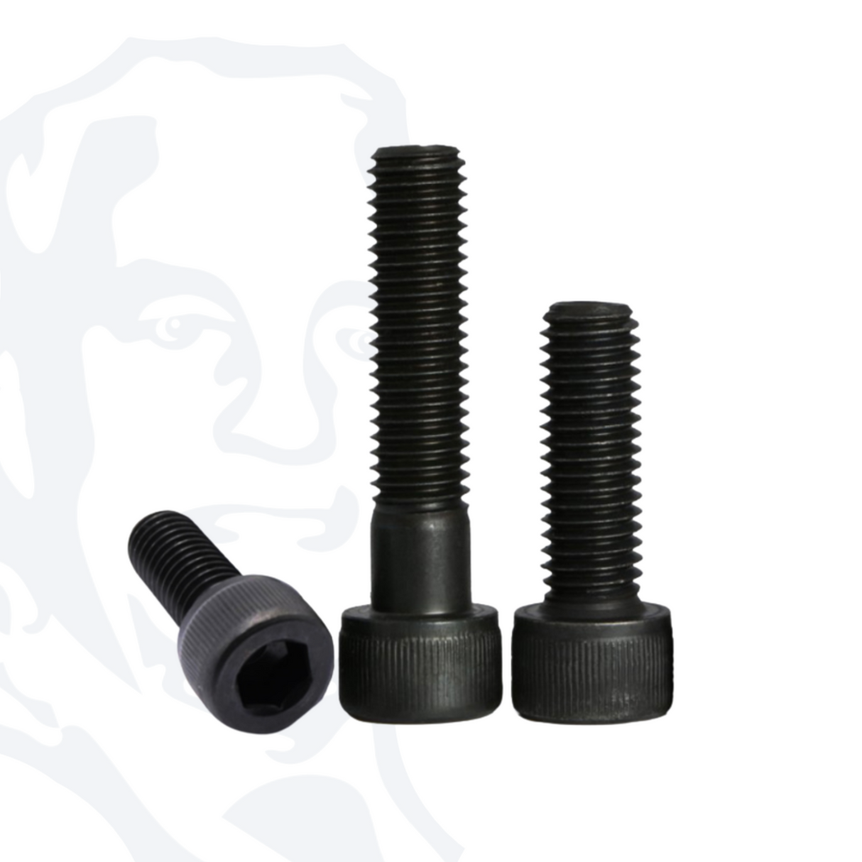 M2 Socket Cap Head Screws (DIN 912) - Self Colour High Tensile Steel (12.9)