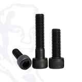 M4 Socket Cap Head Screws (DIN 912) - Self Colour High Tensile Steel (12.9)