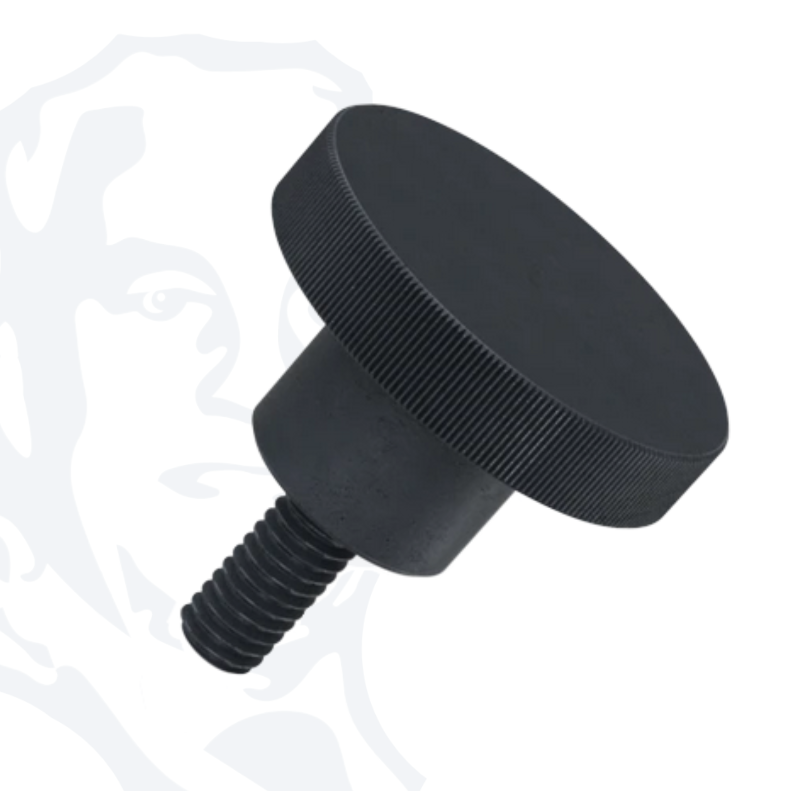 M5 Knurled High Thumb Screws (DIN 464) - Black Stainless Steel (A2)